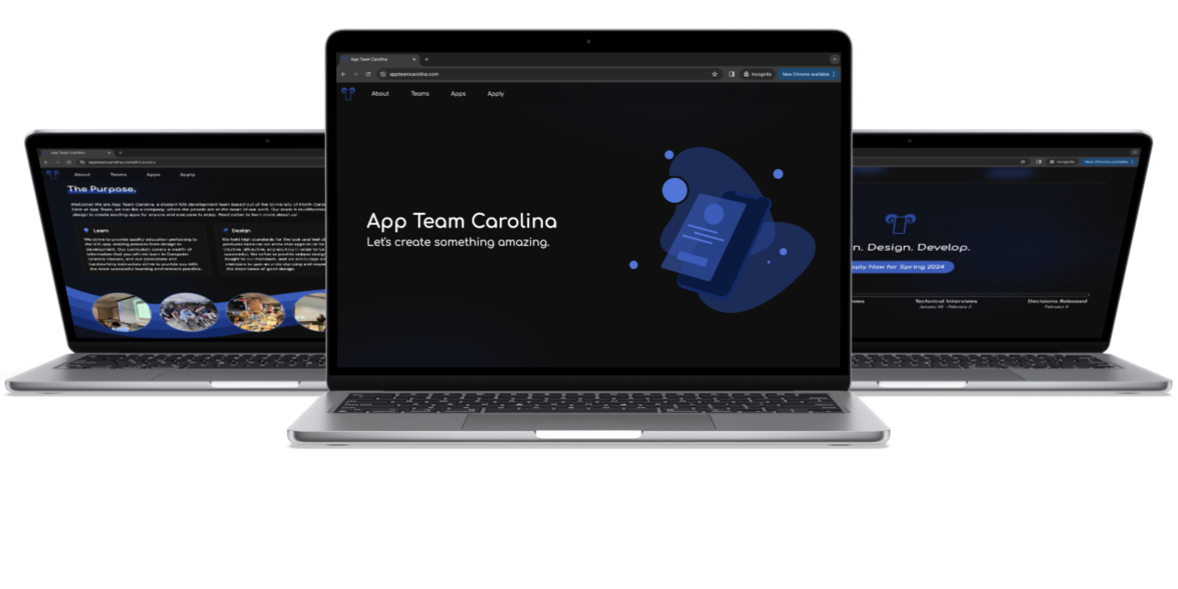 App Team Website Display